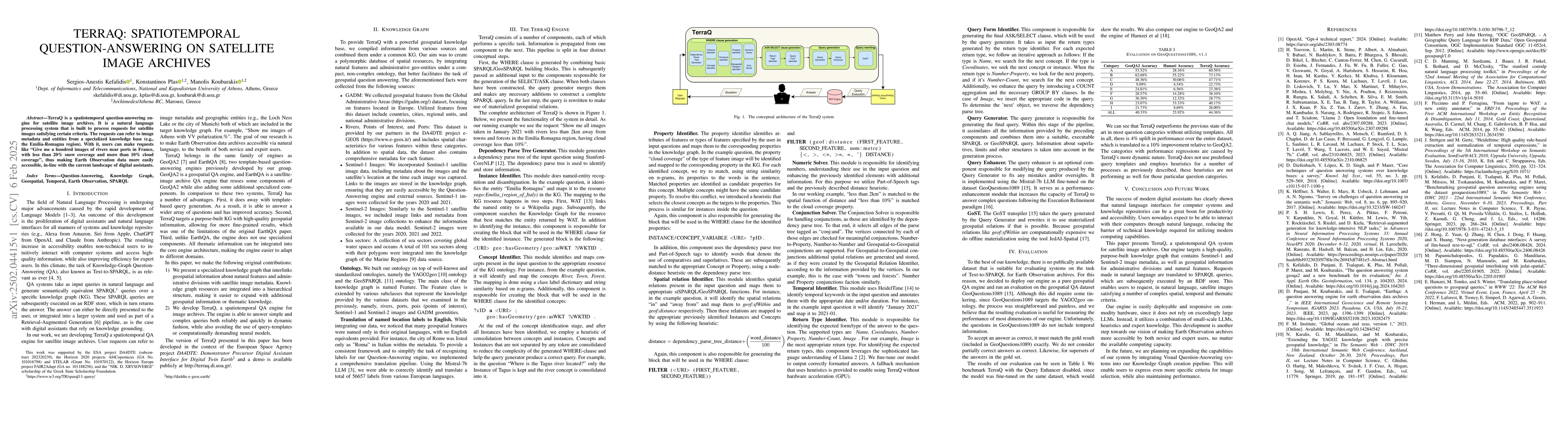 Thumbnail for TerraQ: Spatiotemporal Question-Answering on Satellite Image Archives