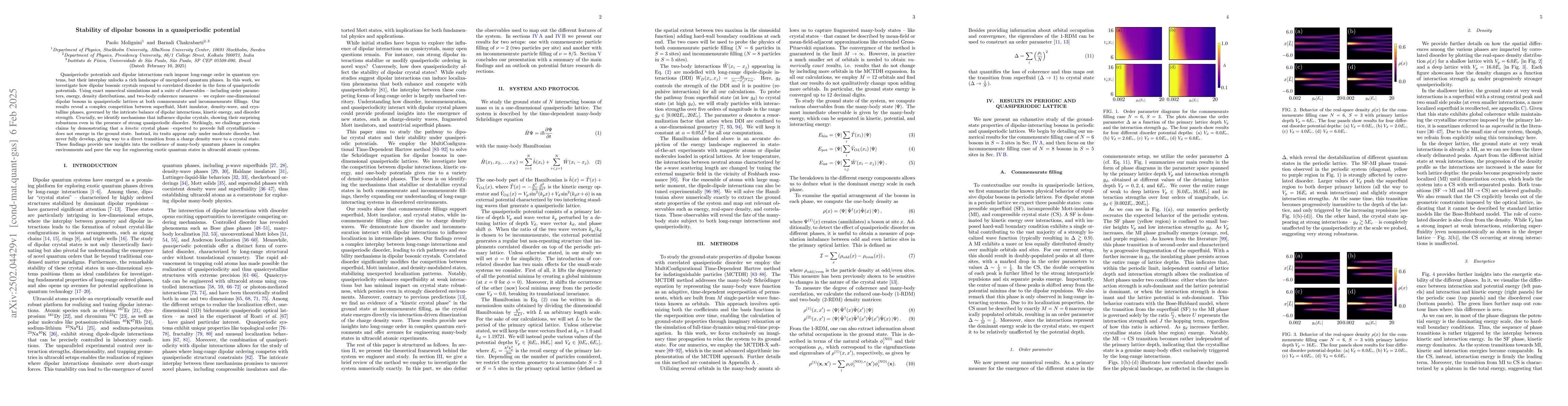 Thumbnail for Stability of dipolar bosons in a quasiperiodic potential