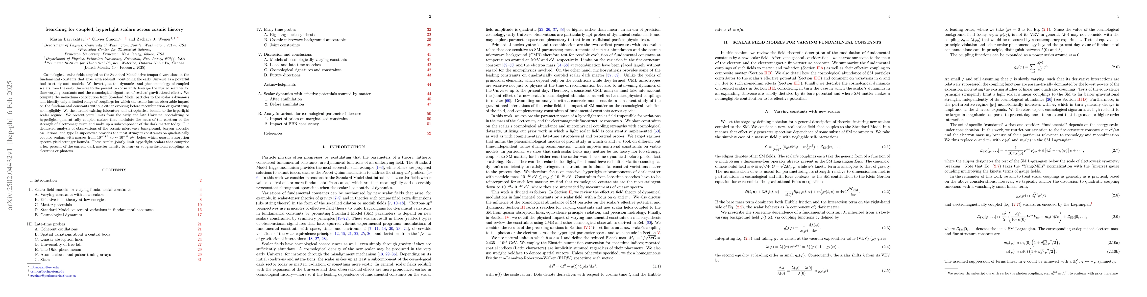 Thumbnail for Searching for coupled, hyperlight scalars across cosmic history