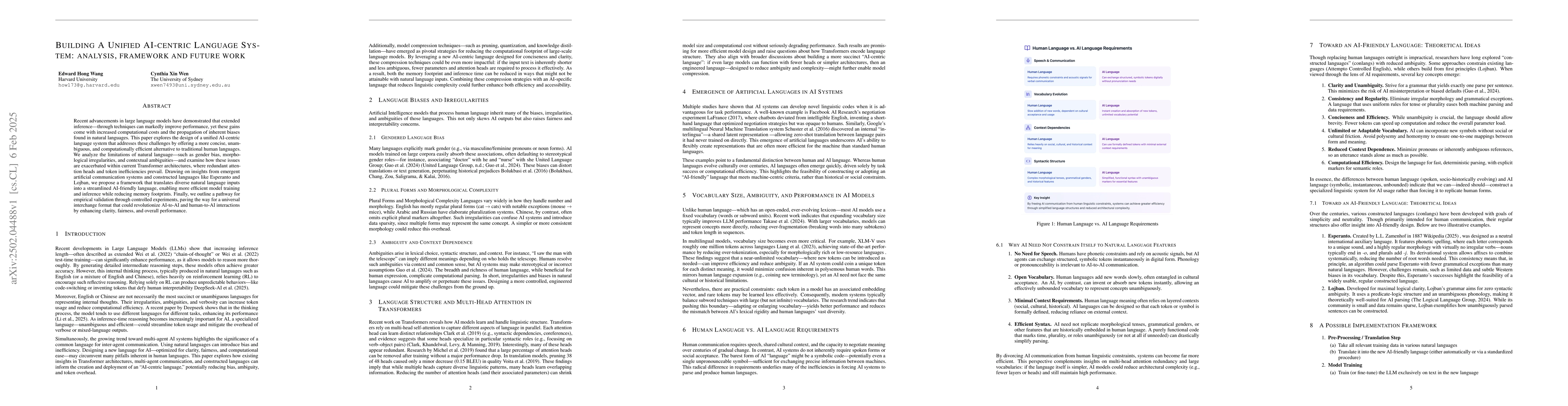 Thumbnail for Building A Unified AI-centric Language System: analysis, framework and
  future work