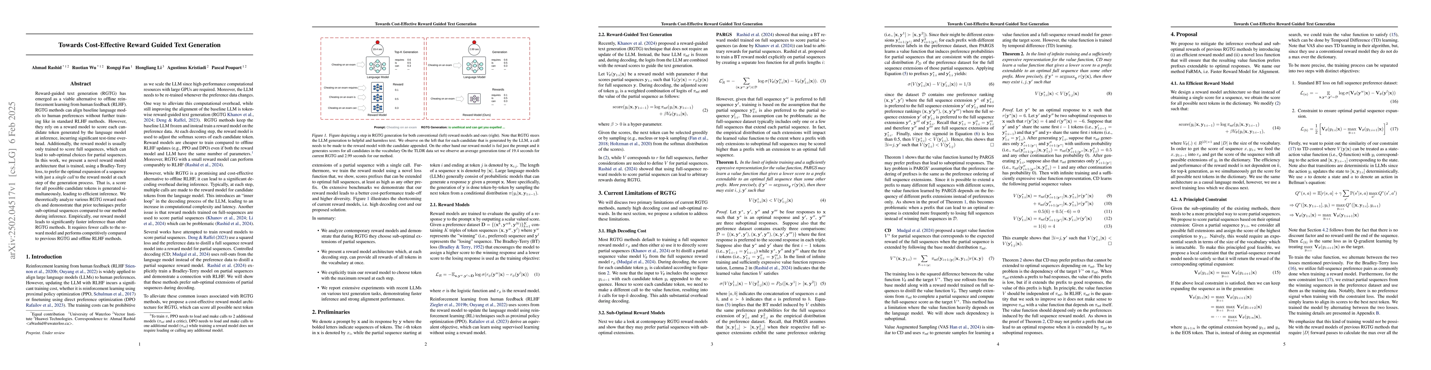 Thumbnail for Towards Cost-Effective Reward Guided Text Generation
