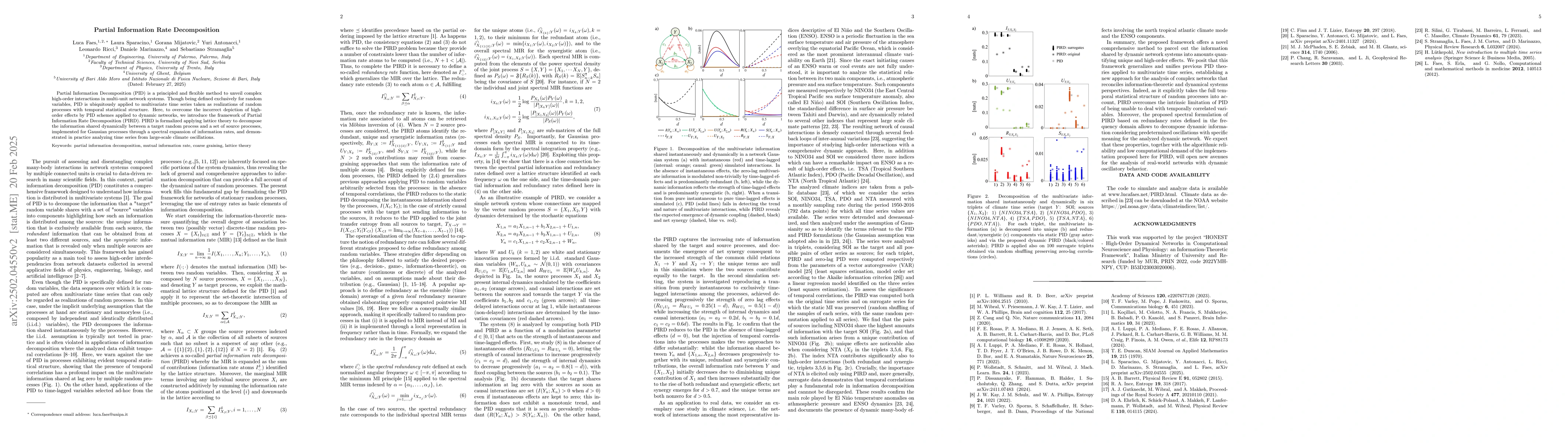 Thumbnail for Partial Information Rate Decomposition