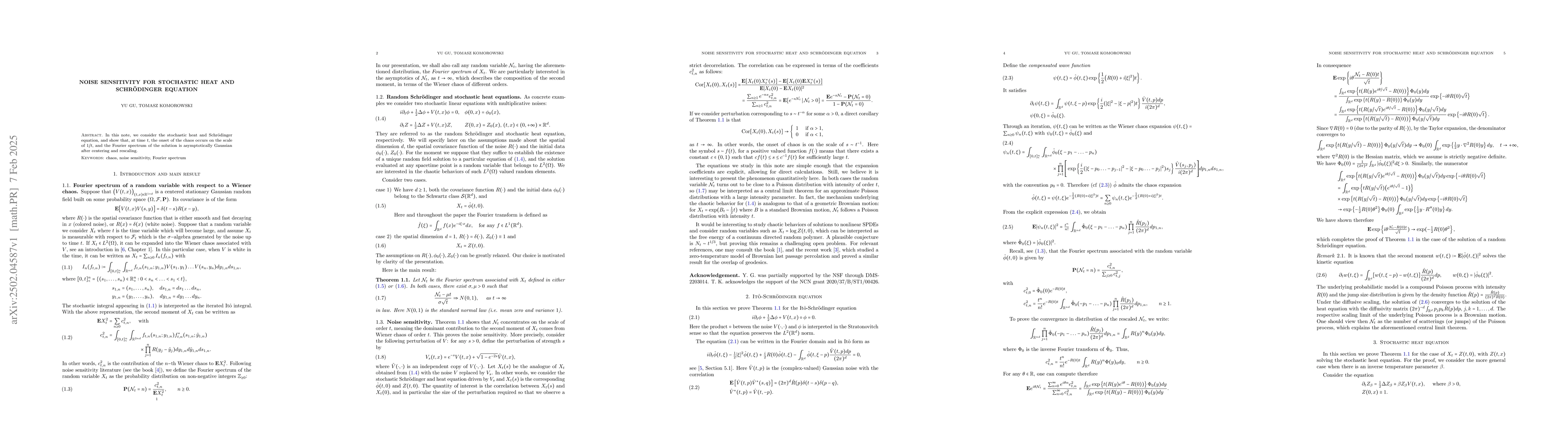 Thumbnail for Noise sensitivity for stochastic heat and Schrödinger equation