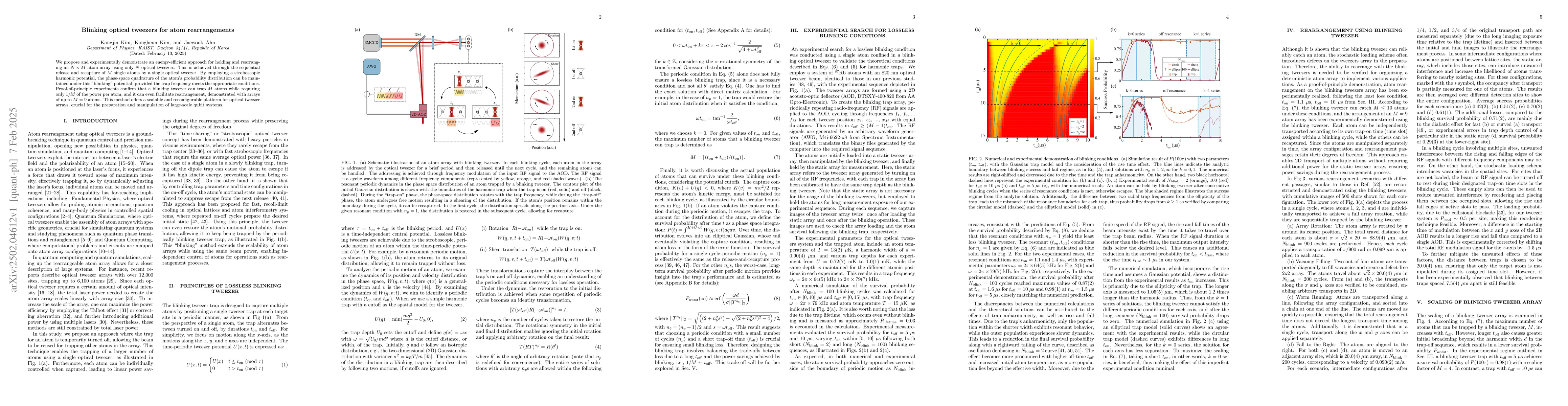 Thumbnail for Blinking optical tweezers for atom rearrangements