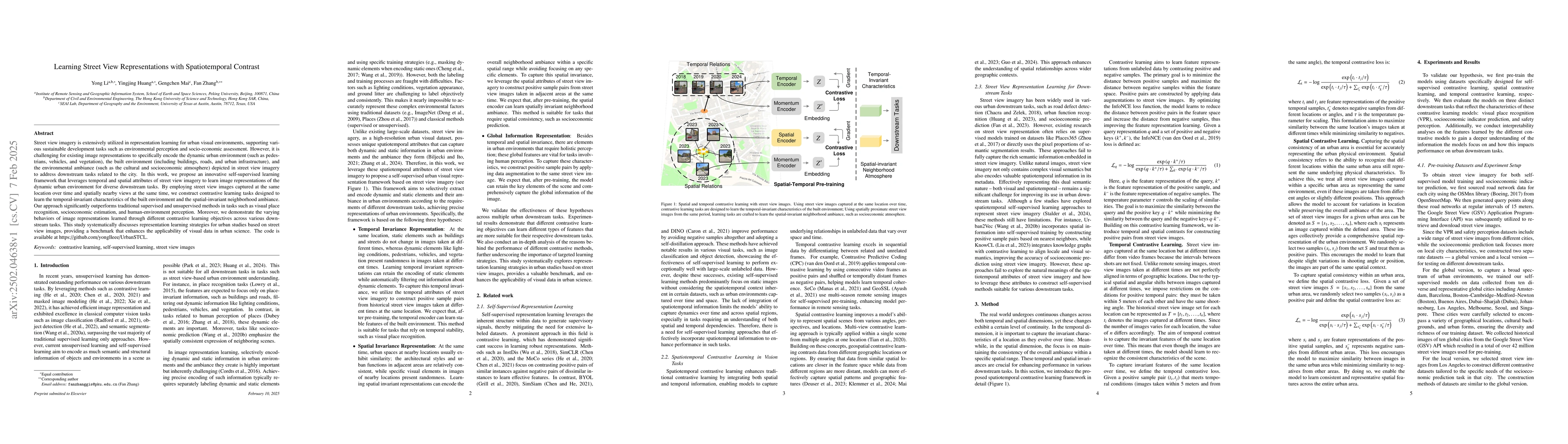 Thumbnail for Learning Street View Representations with Spatiotemporal Contrast