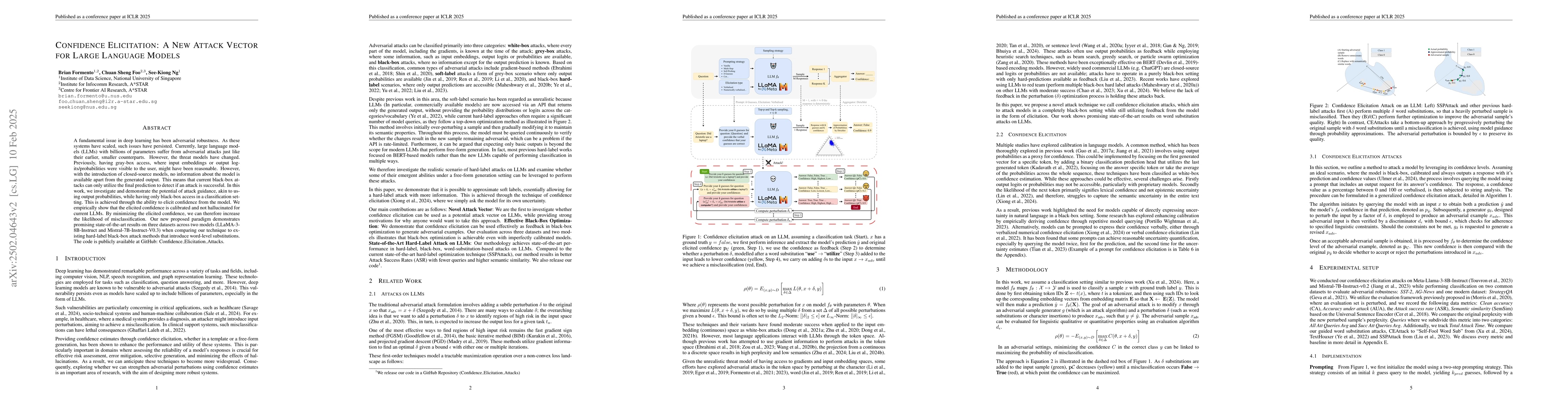 Thumbnail for Confidence Elicitation: A New Attack Vector for Large Language Models