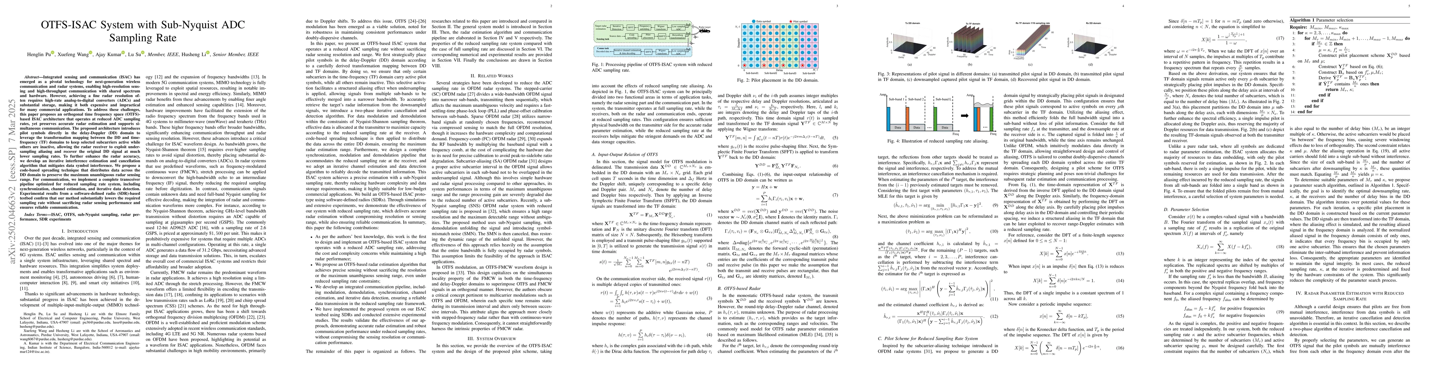 Thumbnail for OTFS-ISAC System with Sub-Nyquist ADC Sampling Rate