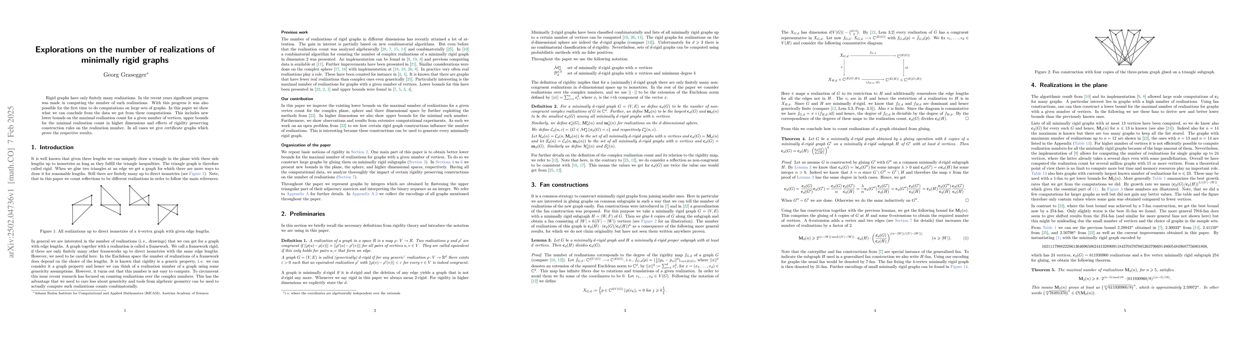 Thumbnail for Explorations on the number of realizations of minimally rigid graphs