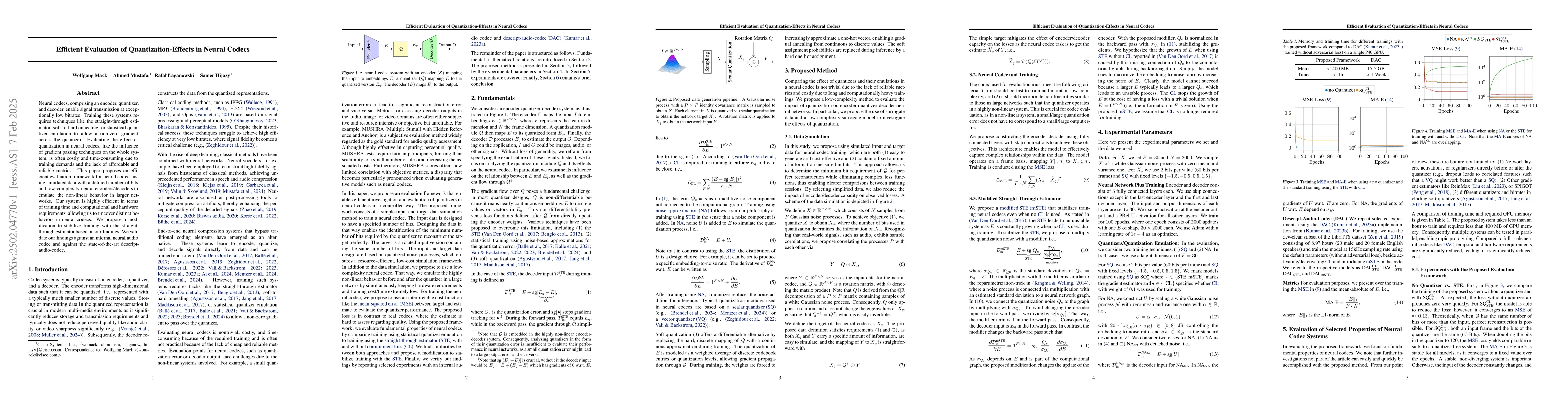 Thumbnail for Efficient Evaluation of Quantization-Effects in Neural Codecs