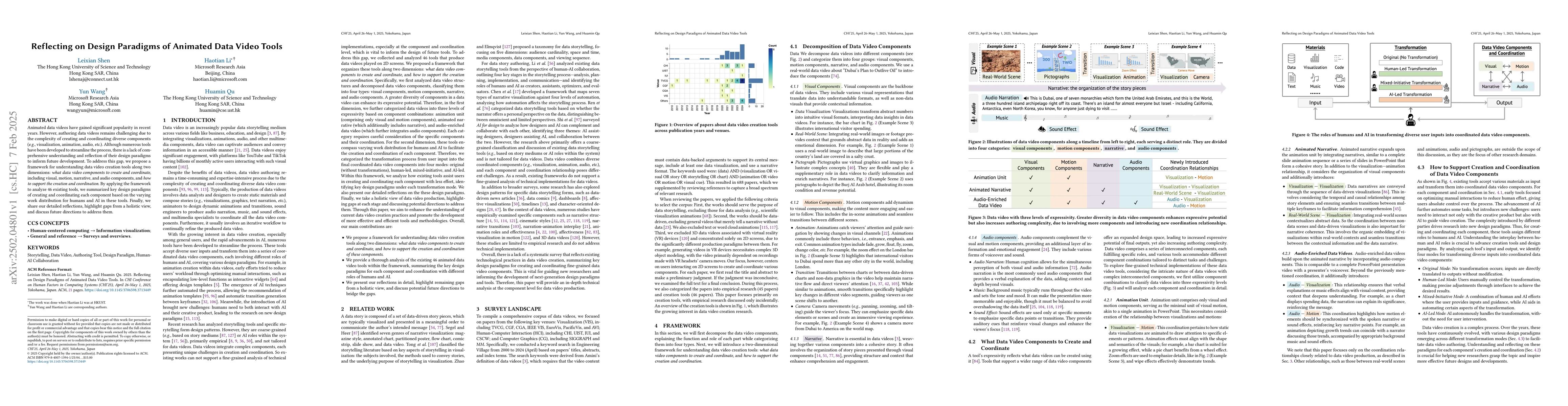 Thumbnail for Reflecting on Design Paradigms of Animated Data Video Tools