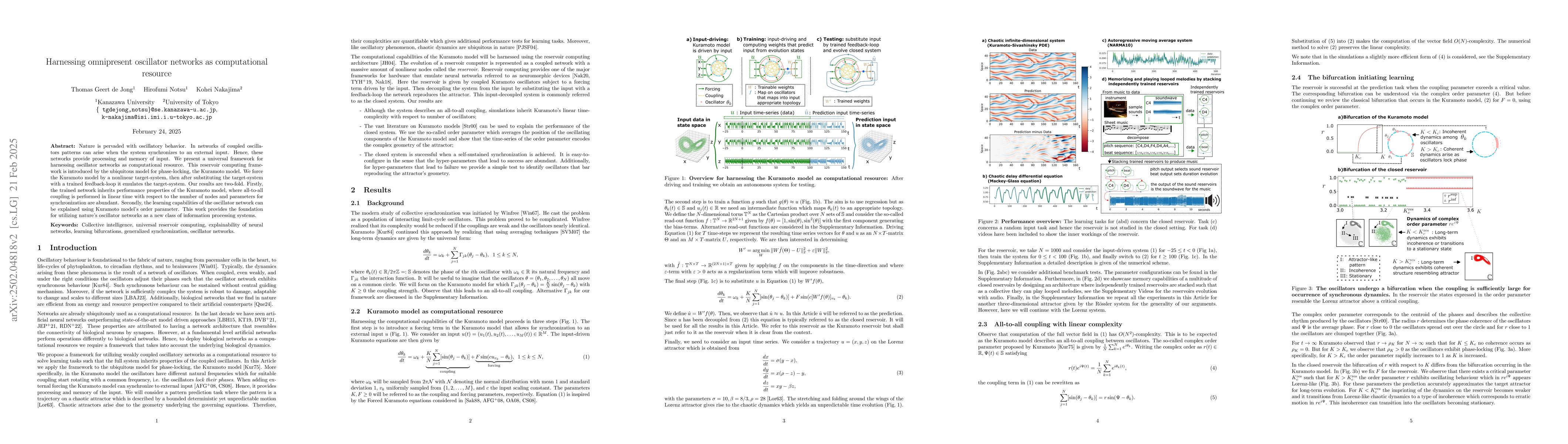 Thumbnail for Harnessing omnipresent oscillator networks as computational resource