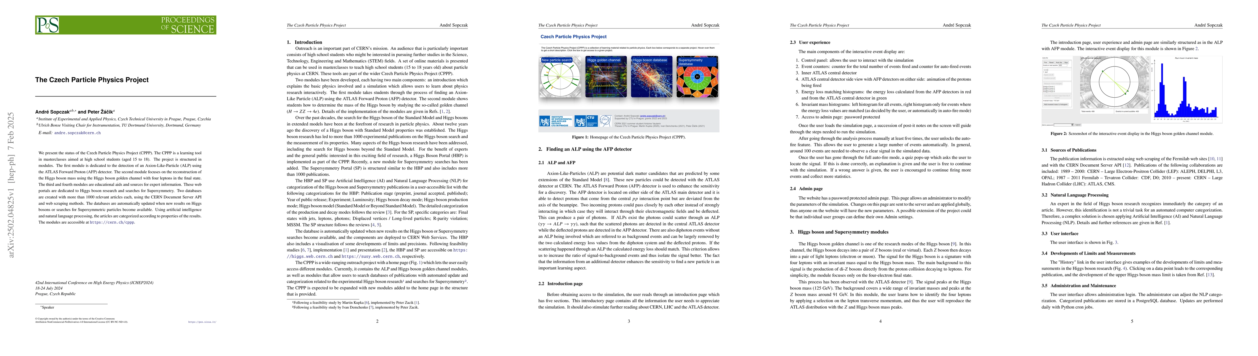 Thumbnail for The Czech Particle Physics Project