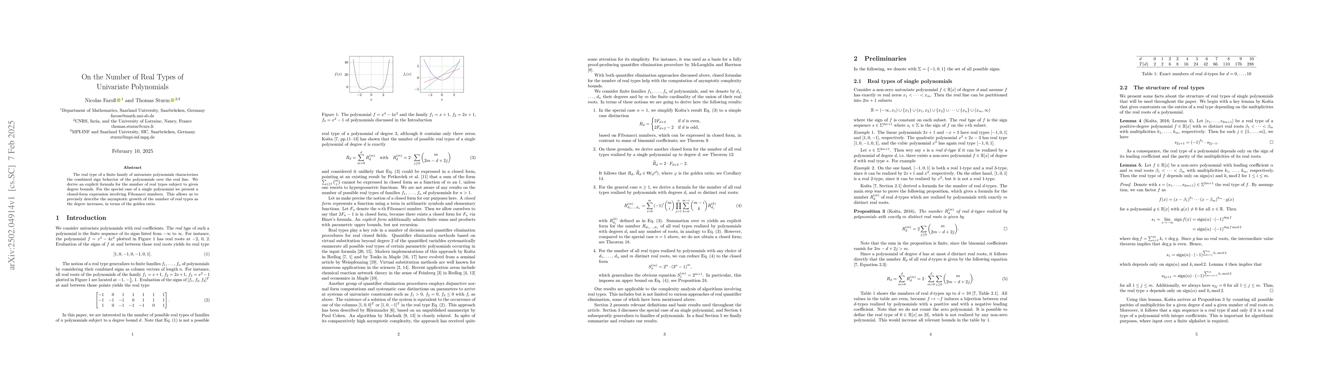 Thumbnail for On the Number of Real Types of Univariate Polynomials
