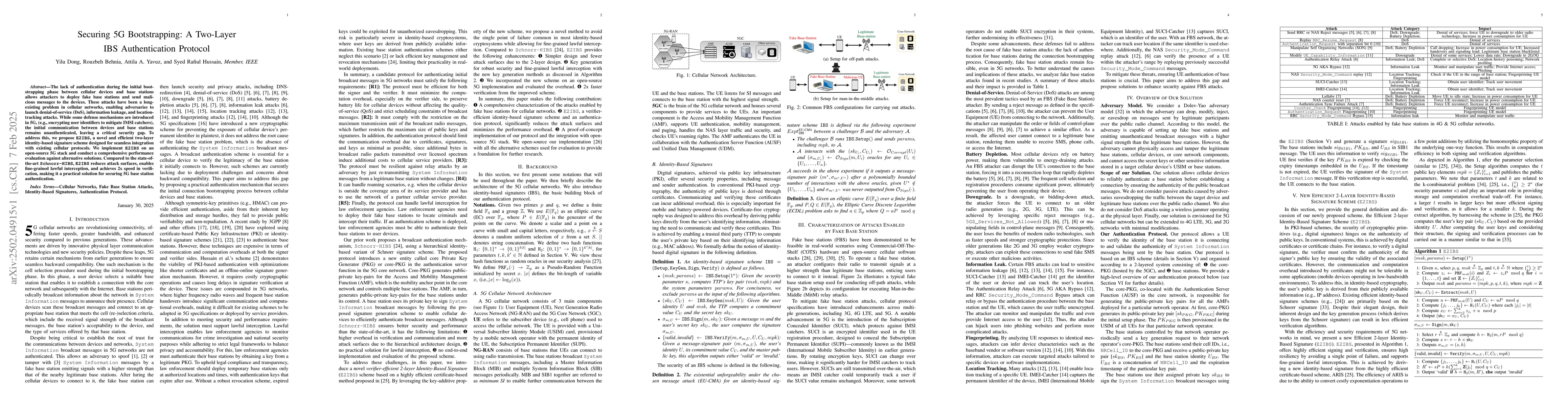Thumbnail for Securing 5G Bootstrapping: A Two-Layer IBS Authentication Protocol