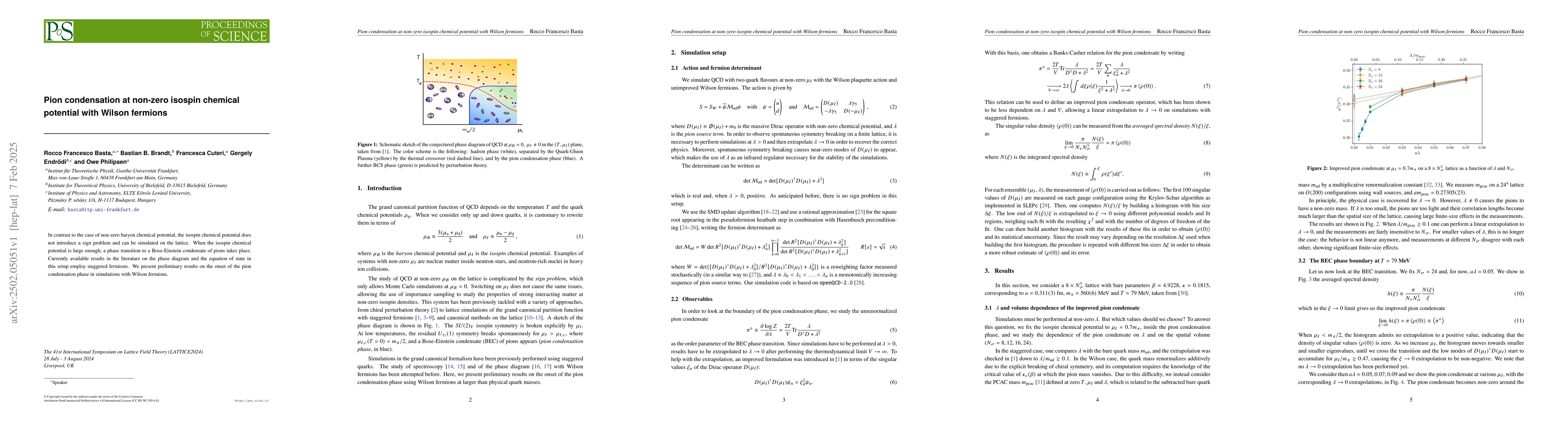 Thumbnail for Pion condensation at non-zero isospin chemical potential with Wilson
  fermions
