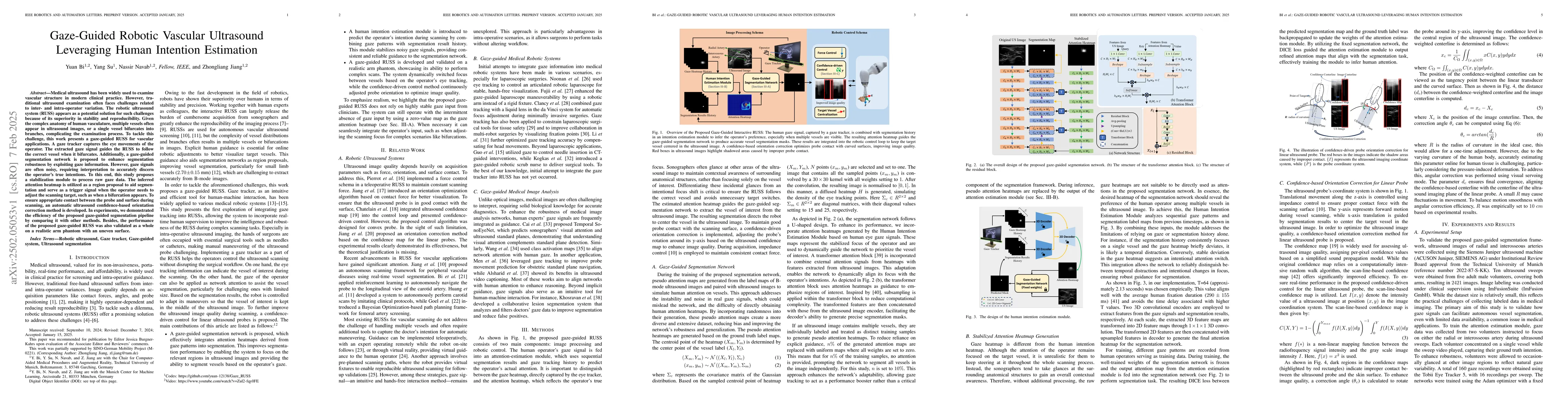 Thumbnail for Gaze-Guided Robotic Vascular Ultrasound Leveraging Human Intention
  Estimation