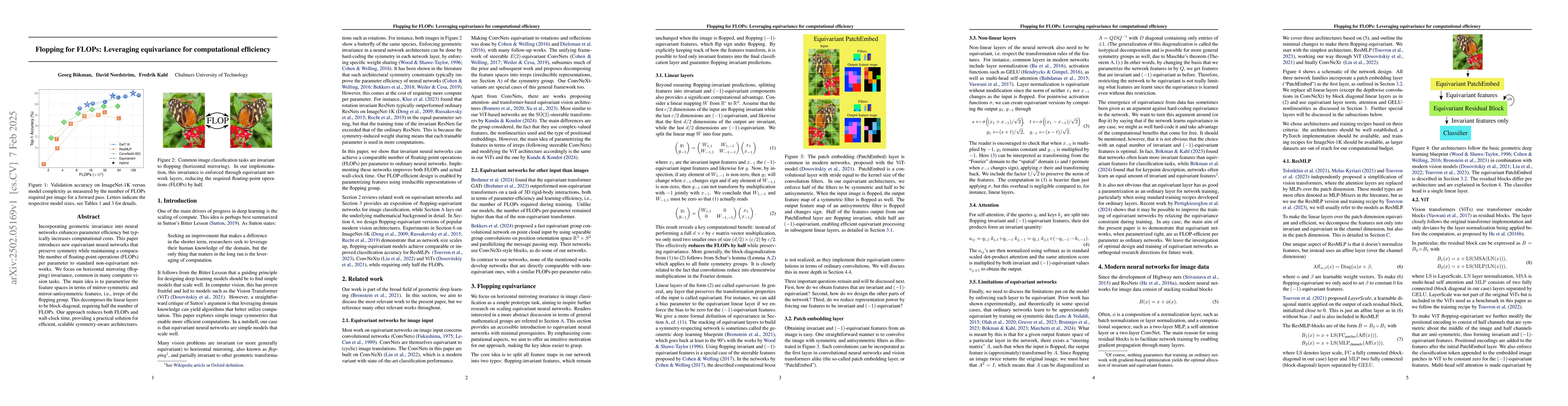 Thumbnail for Flopping for FLOPs: Leveraging equivariance for computational efficiency