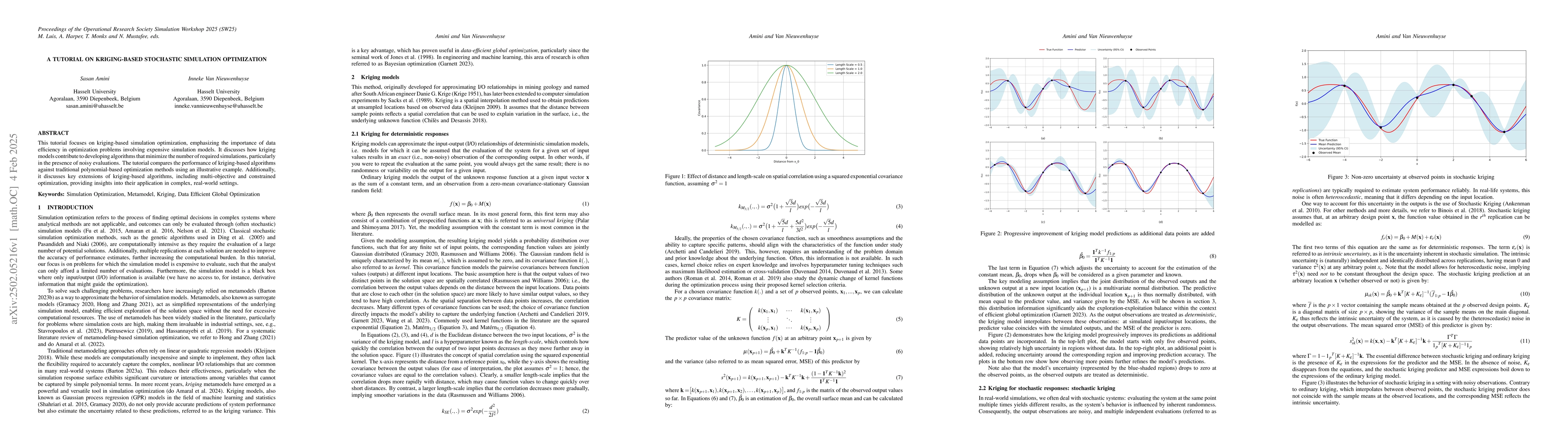 Thumbnail for A tutorial on kriging-based stochastic simulation optimization