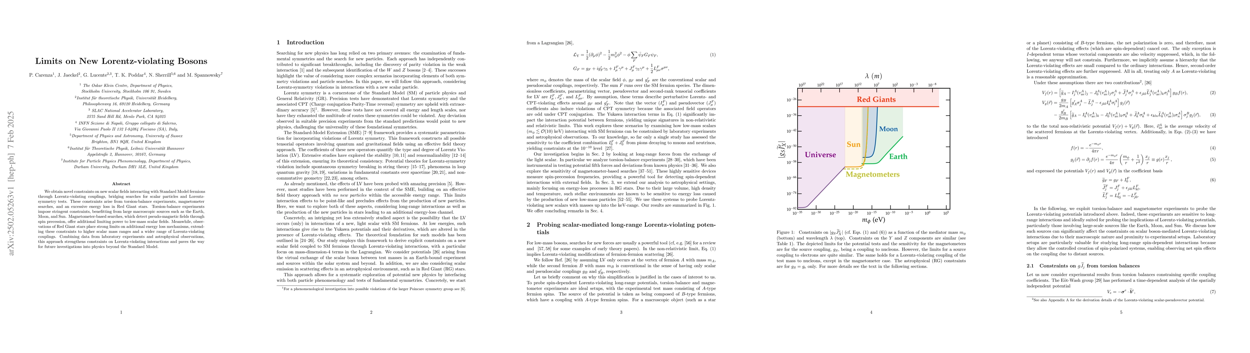 Thumbnail for Limits on New Lorentz-violating Bosons