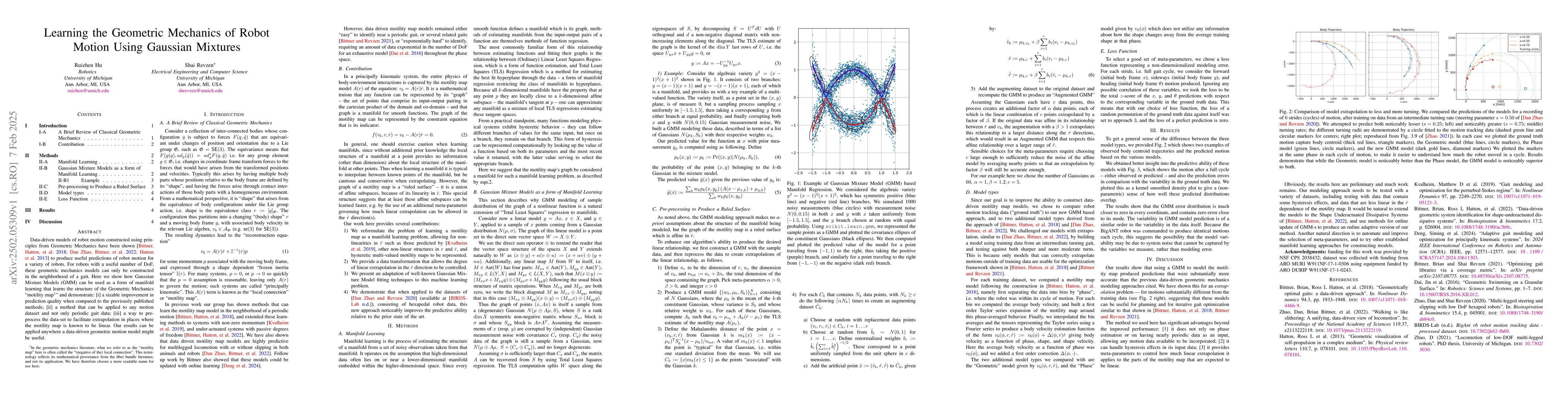Thumbnail for Learning the Geometric Mechanics of Robot Motion Using Gaussian Mixtures