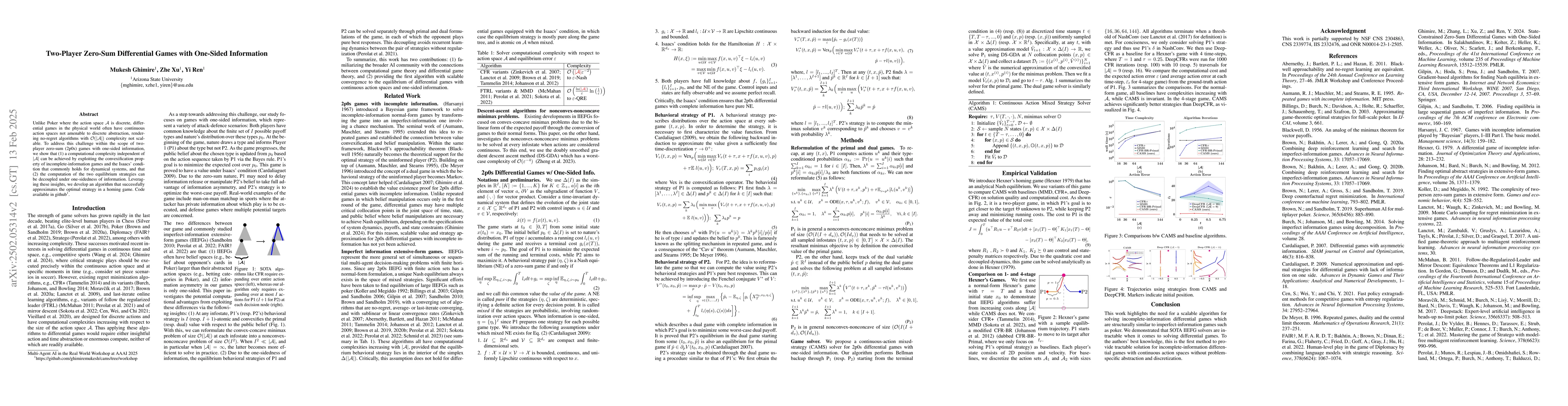 Thumbnail for Two-Player Zero-Sum Differential Games with One-Sided Information