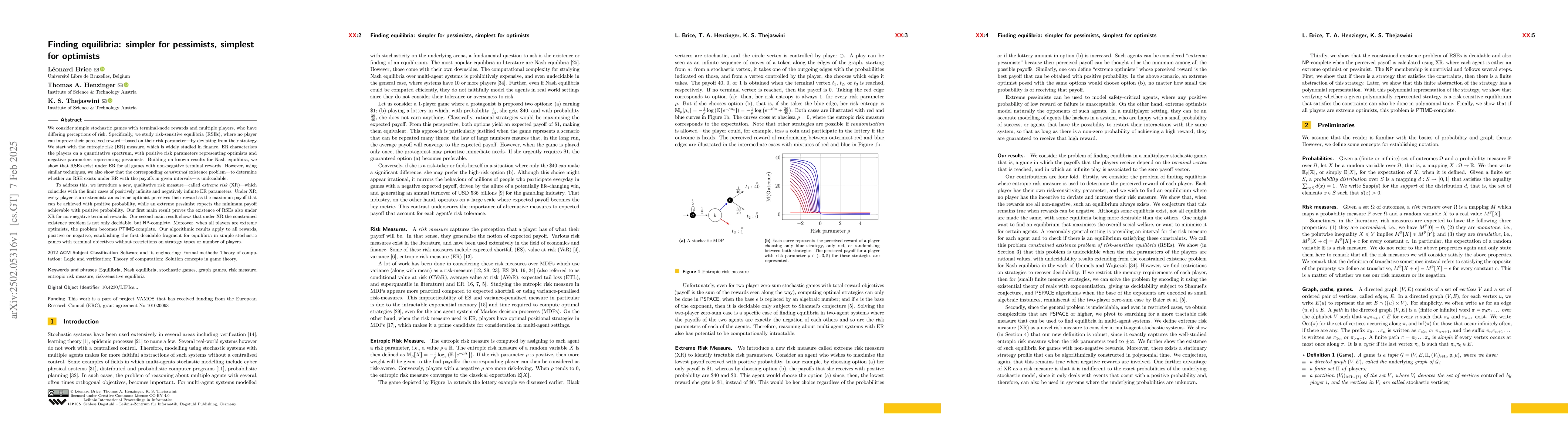 Thumbnail for Finding equilibria: simpler for pessimists, simplest for optimists