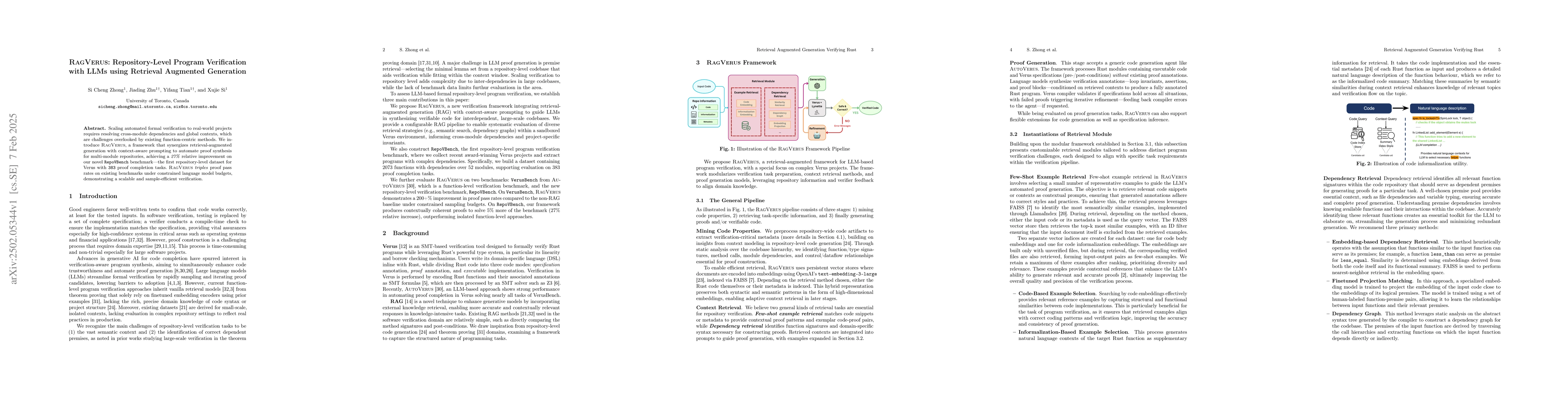 Thumbnail for RAG-Verus: Repository-Level Program Verification with LLMs using
  Retrieval Augmented Generation