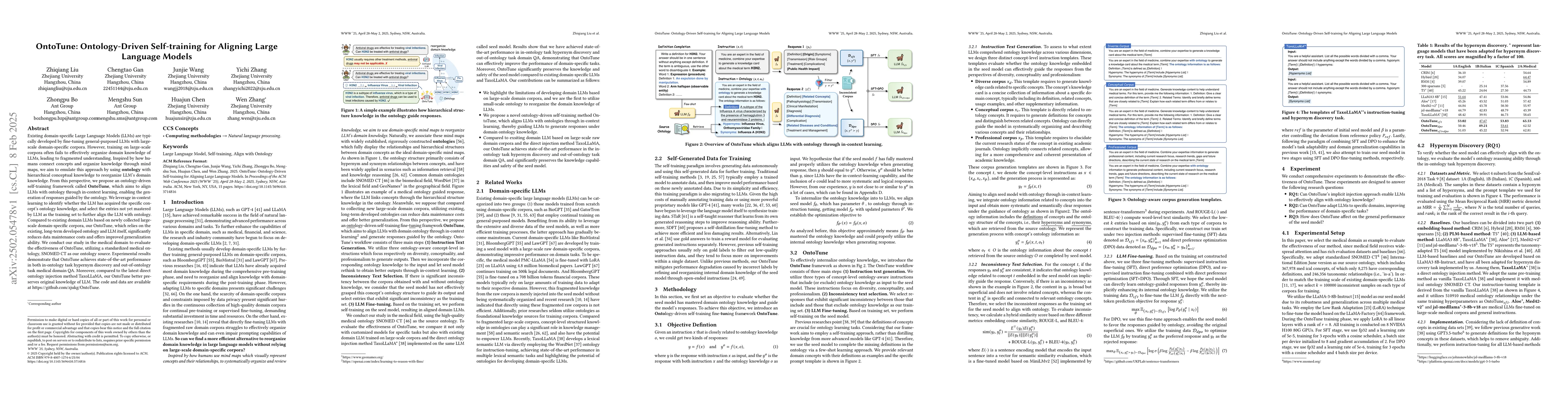 Thumbnail for OntoTune: Ontology-Driven Self-training for Aligning Large Language
  Models