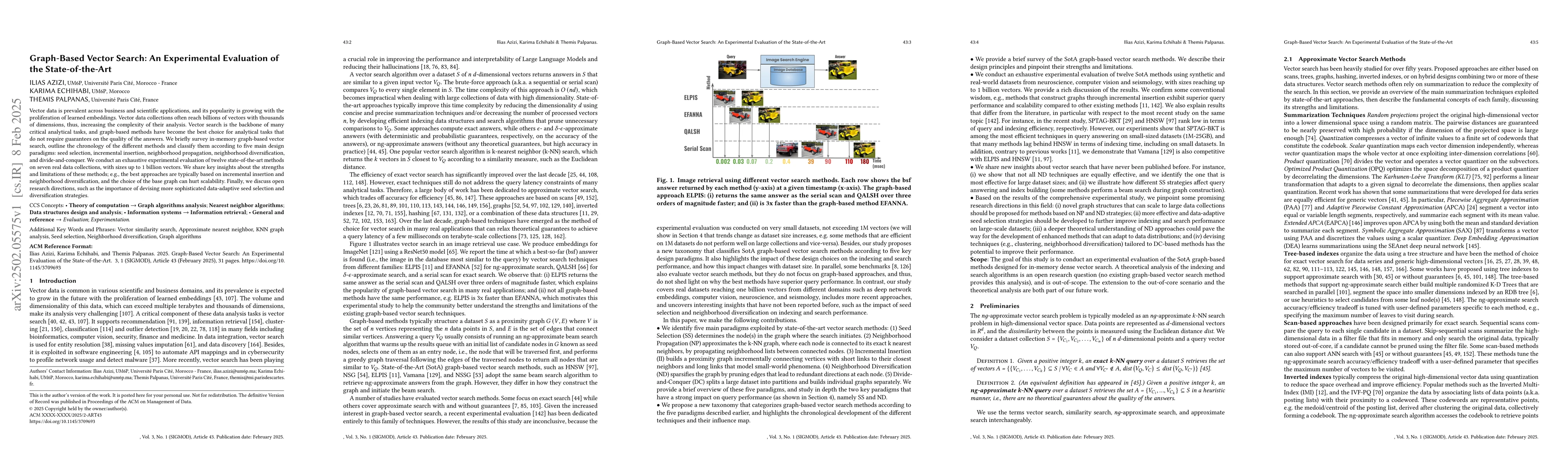 Thumbnail for Graph-Based Vector Search: An Experimental Evaluation of the
  State-of-the-Art
