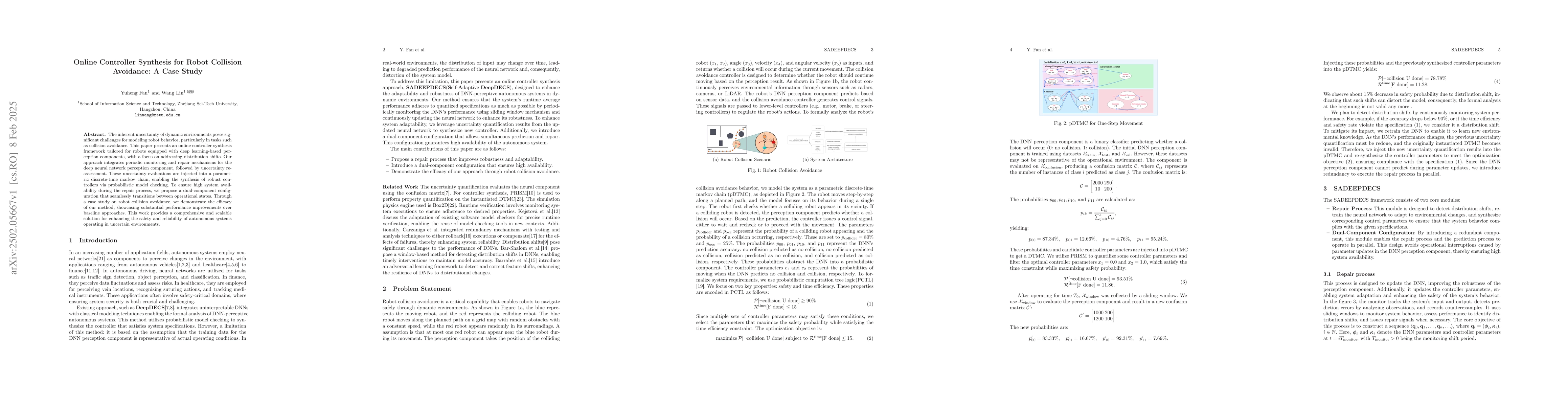 Thumbnail for Online Controller Synthesis for Robot Collision Avoidance: A Case Study