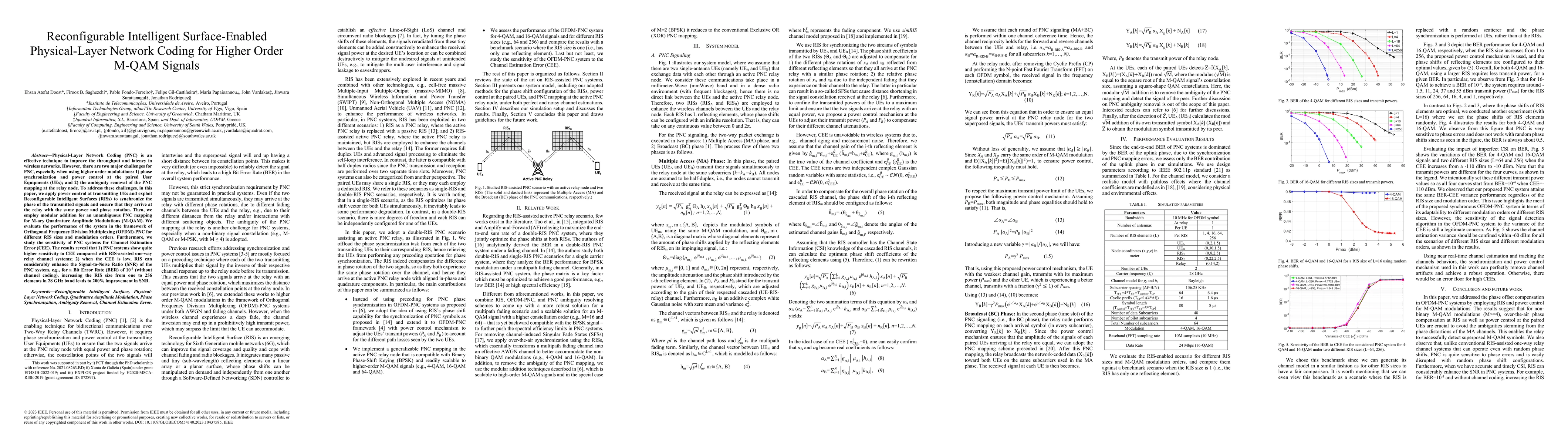 Thumbnail for Reconfigurable Intelligent Surface-Enabled Physical-Layer Network Coding
  for Higher Order M-QAM Signals