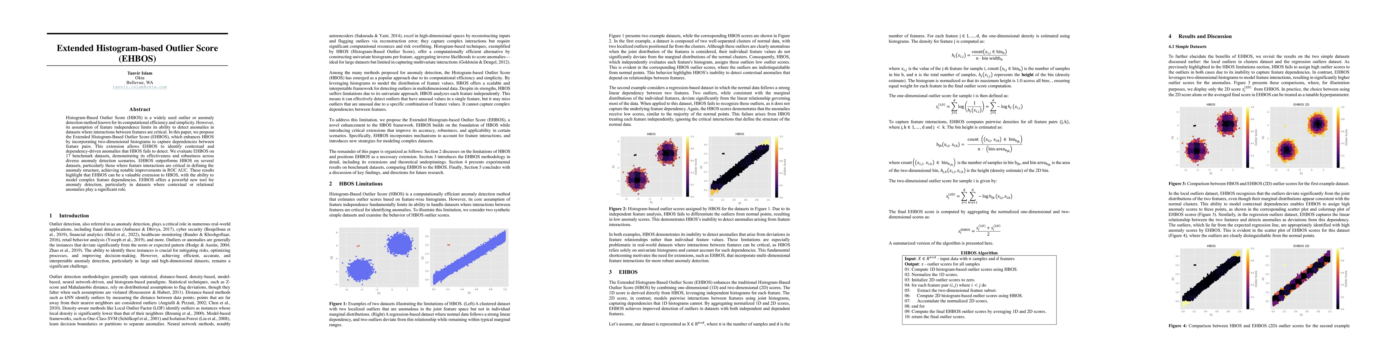 Thumbnail for Extended Histogram-based Outlier Score (EHBOS)