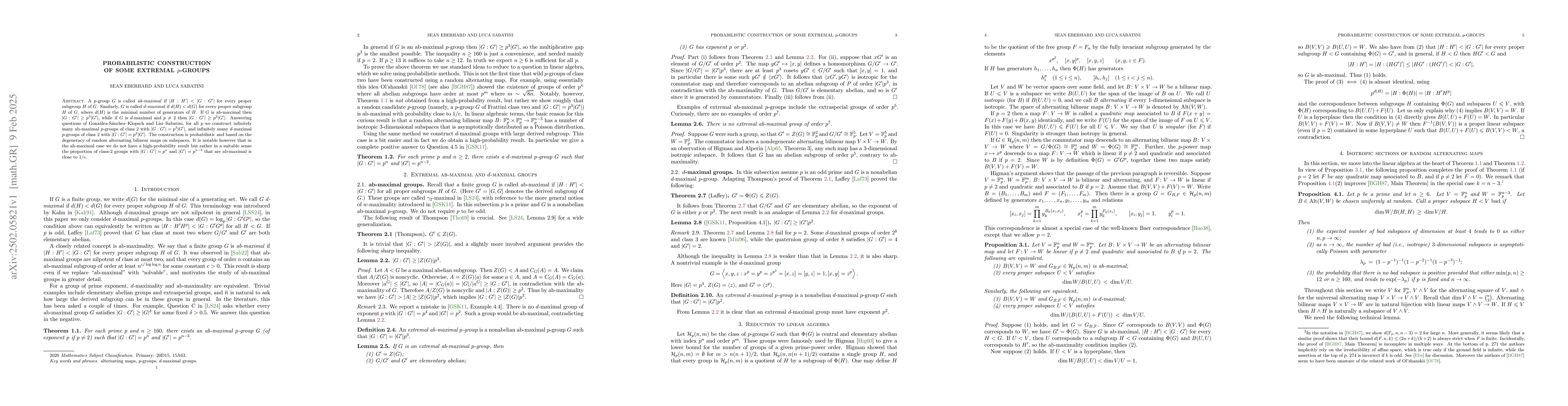 Thumbnail for Probabilistic construction of some extremal $p$-groups