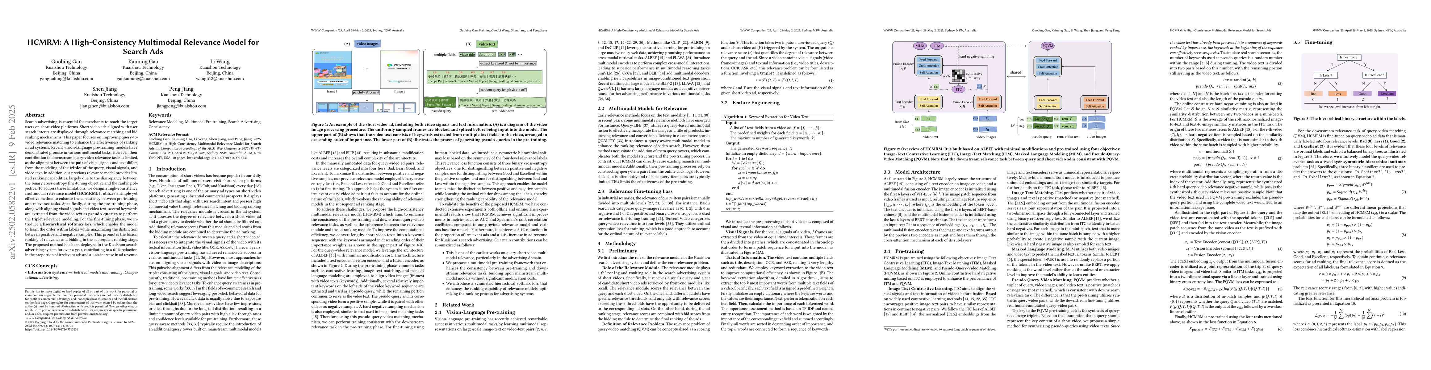 Thumbnail for HCMRM: A High-Consistency Multimodal Relevance Model for Search Ads