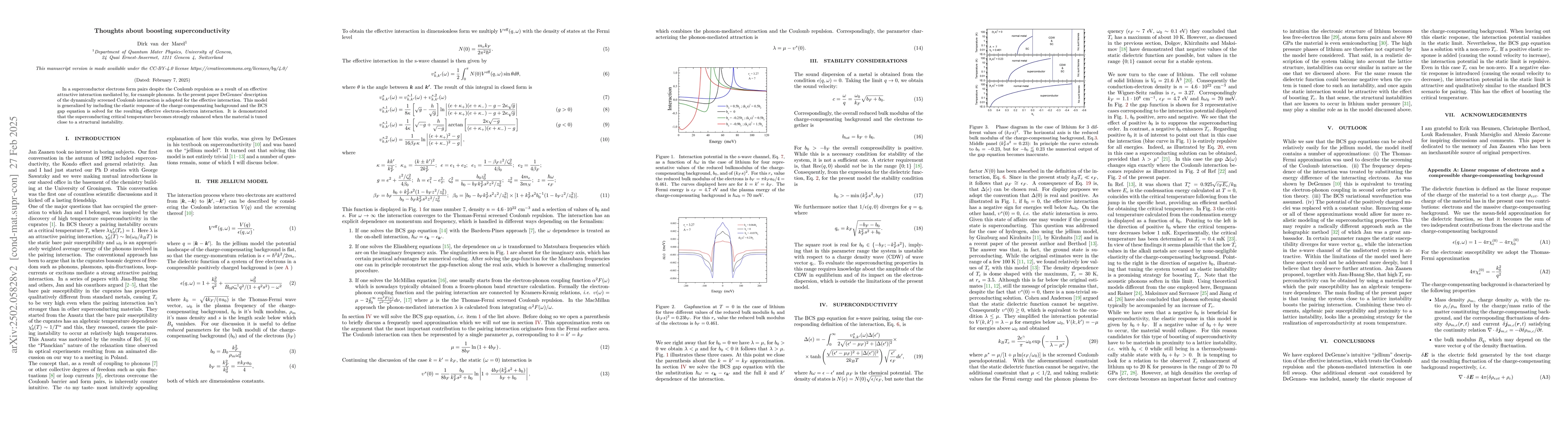 Thumbnail for Thoughts about boosting superconductivity