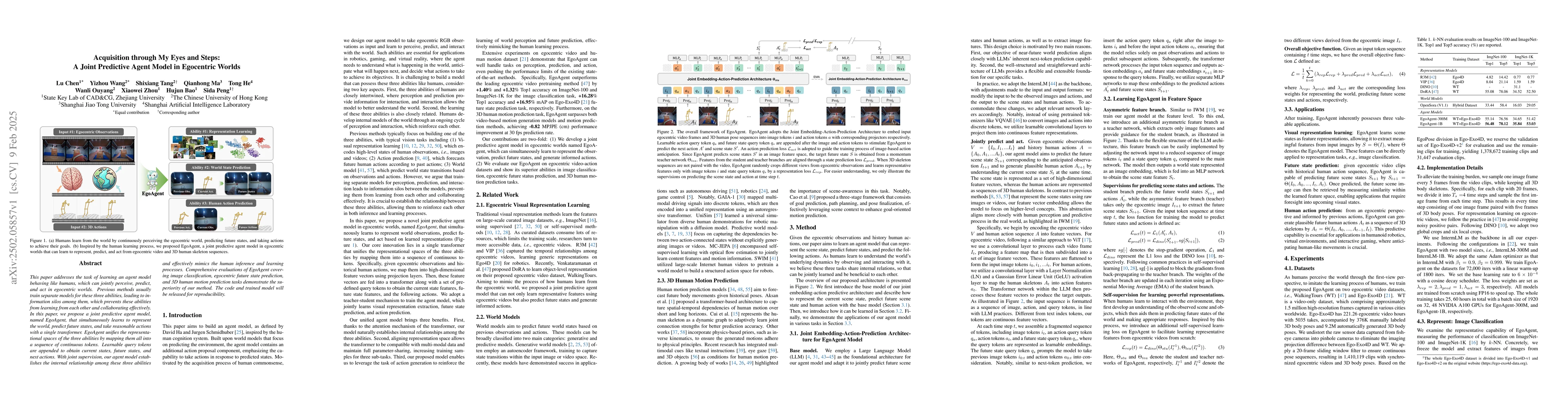 Thumbnail for Acquisition through My Eyes and Steps: A Joint Predictive Agent Model in
  Egocentric Worlds