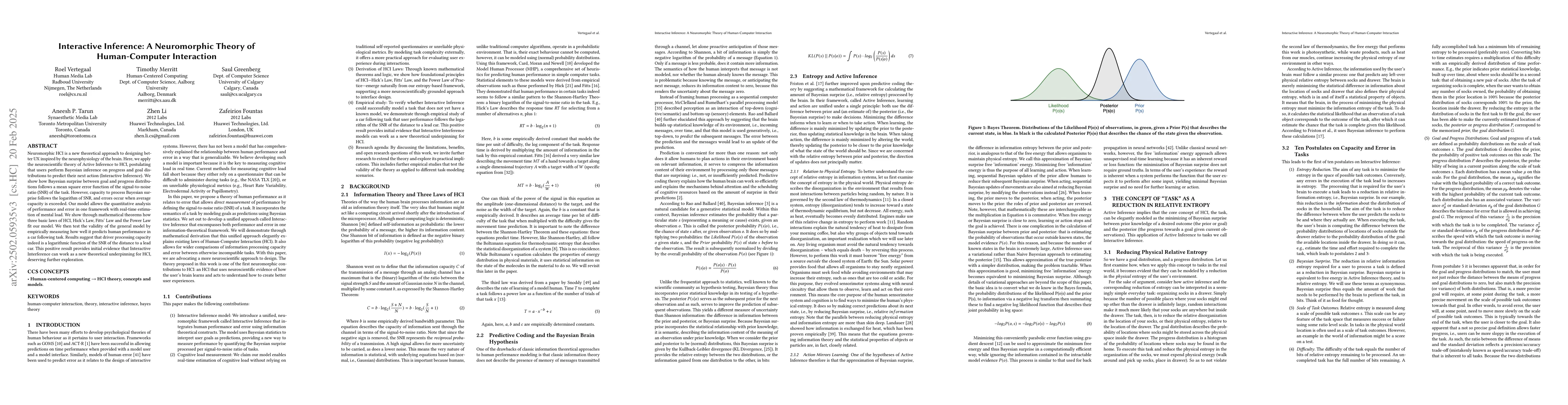 Thumbnail for Interactive Inference: A Neuromorphic Theory of Human-Computer
  Interaction