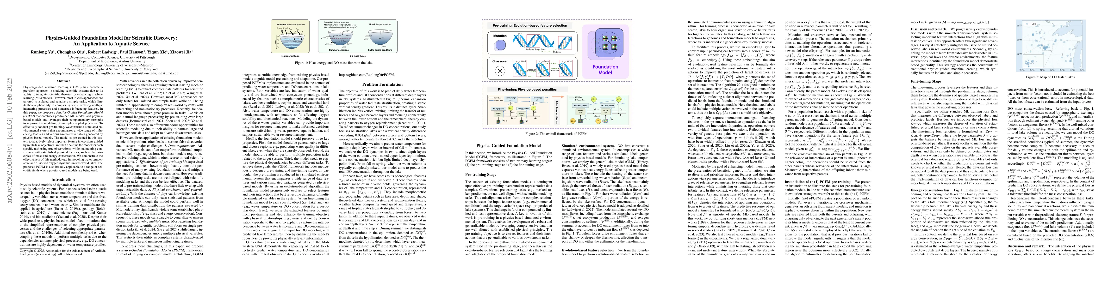 Thumbnail for Physics-Guided Foundation Model for Scientific Discovery: An Application
  to Aquatic Science