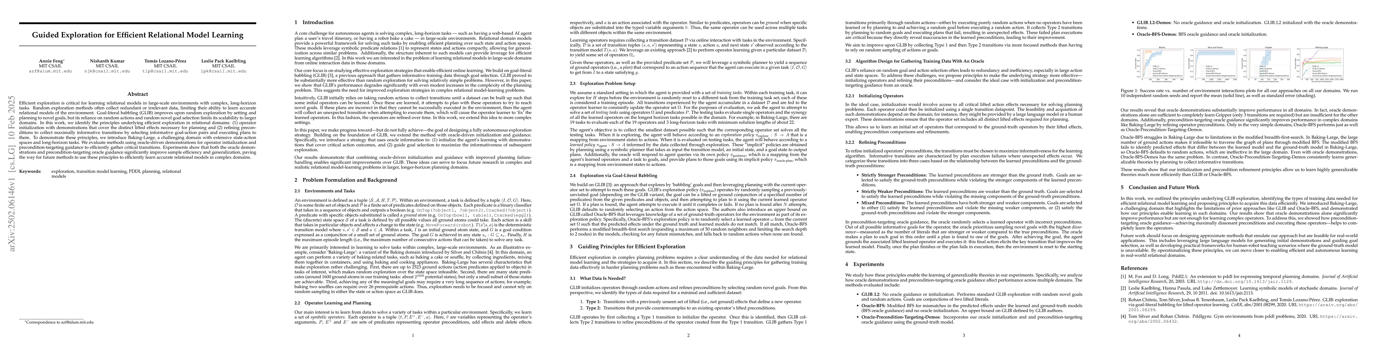 Thumbnail for Guided Exploration for Efficient Relational Model Learning