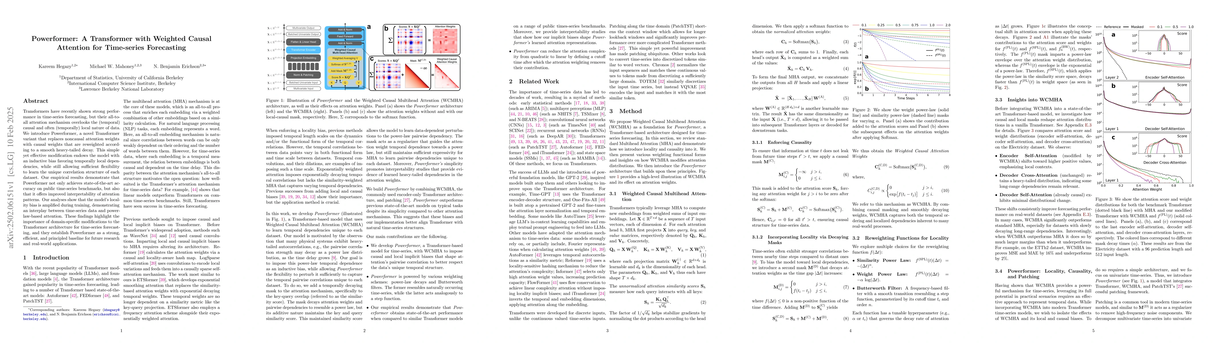Thumbnail for Powerformer: A Transformer with Weighted Causal Attention for
  Time-series Forecasting