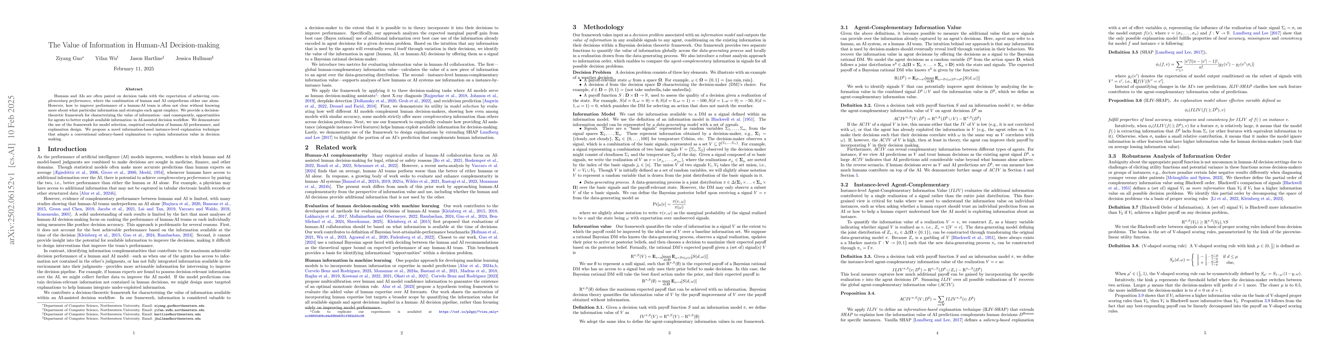 Thumbnail for The Value of Information in Human-AI Decision-making