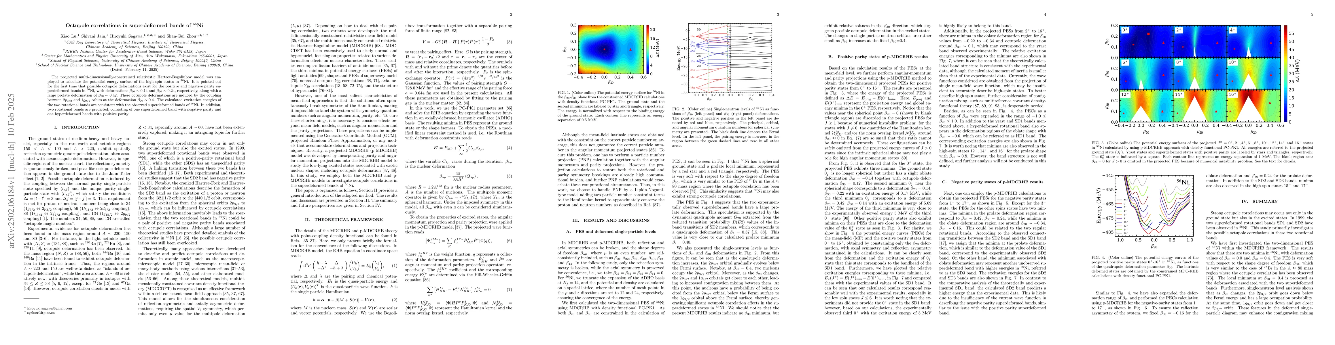 Thumbnail for Octupole correlations in superdeformed bands of $^{56}$Ni