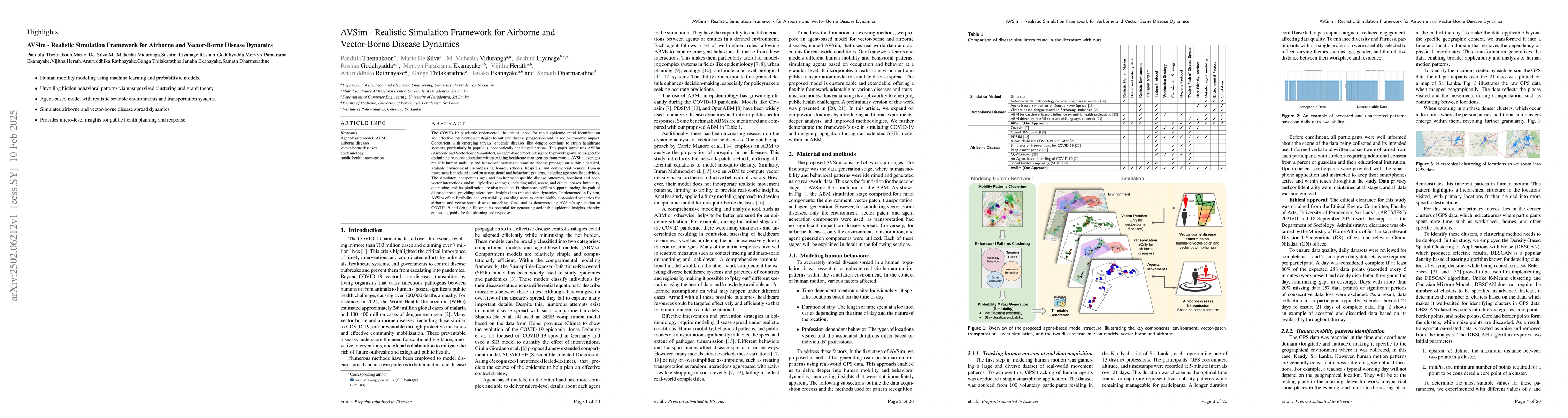 Thumbnail for AVSim -- Realistic Simulation Framework for Airborne and Vector-Borne
  Disease Dynamics