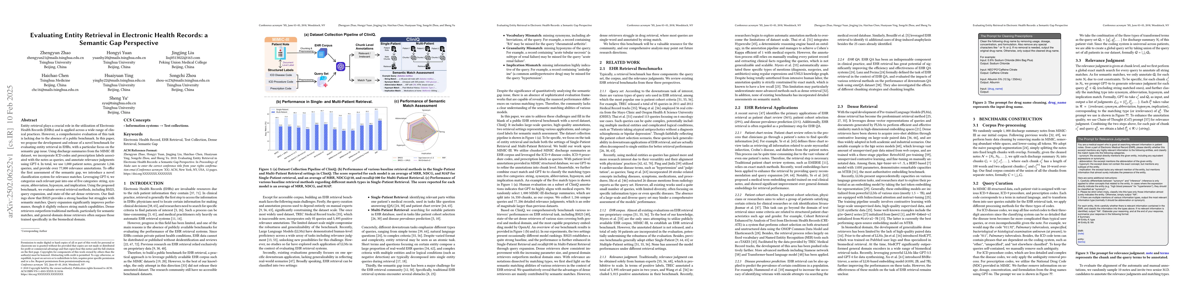 Thumbnail for Evaluating Entity Retrieval in Electronic Health Records: a Semantic Gap
  Perspective