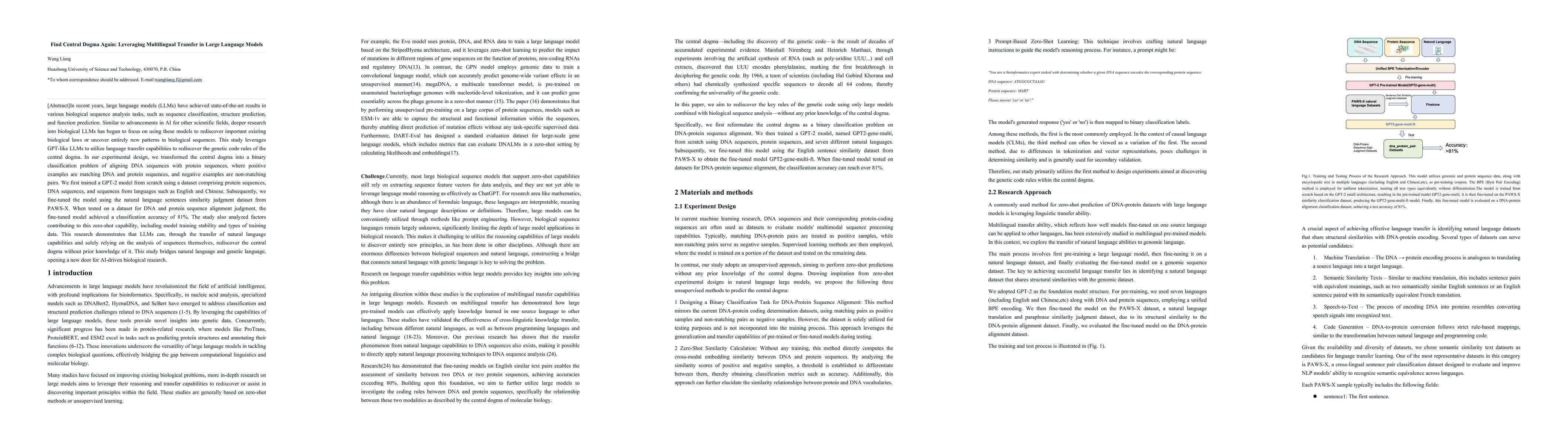Thumbnail for Find Central Dogma Again: Leveraging Multilingual Transfer in Large
  Language Models