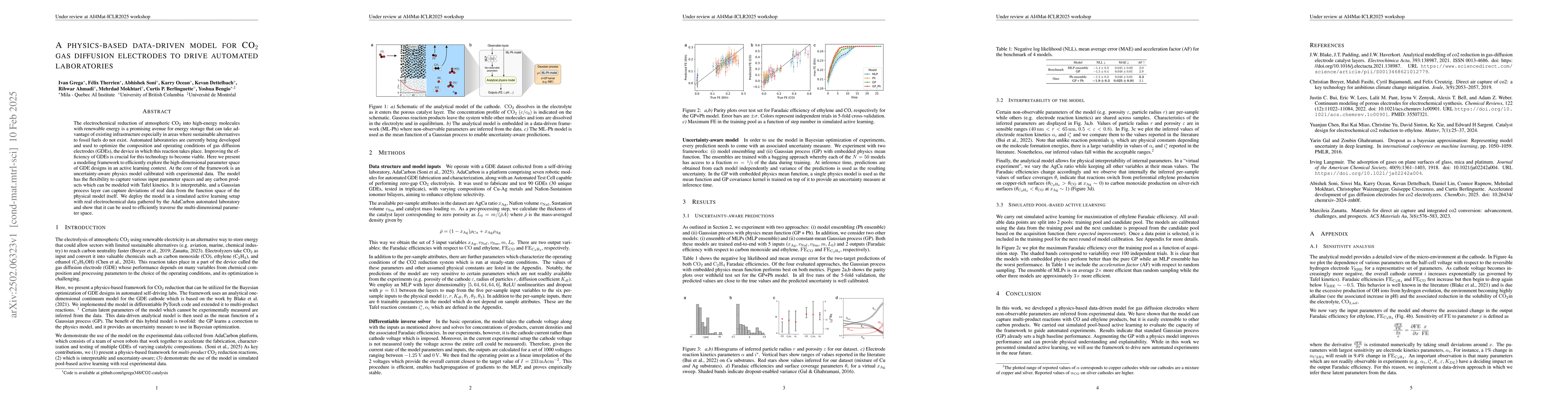 Thumbnail for A physics-based data-driven model for CO$_2$ gas diffusion electrodes to
  drive automated laboratories