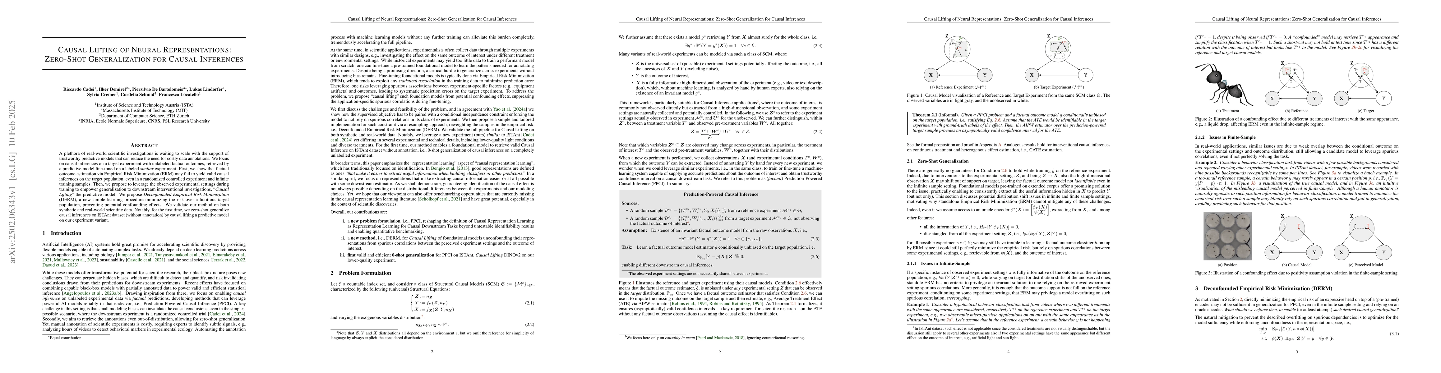 Thumbnail for Causal Lifting of Neural Representations: Zero-Shot Generalization for
  Causal Inferences