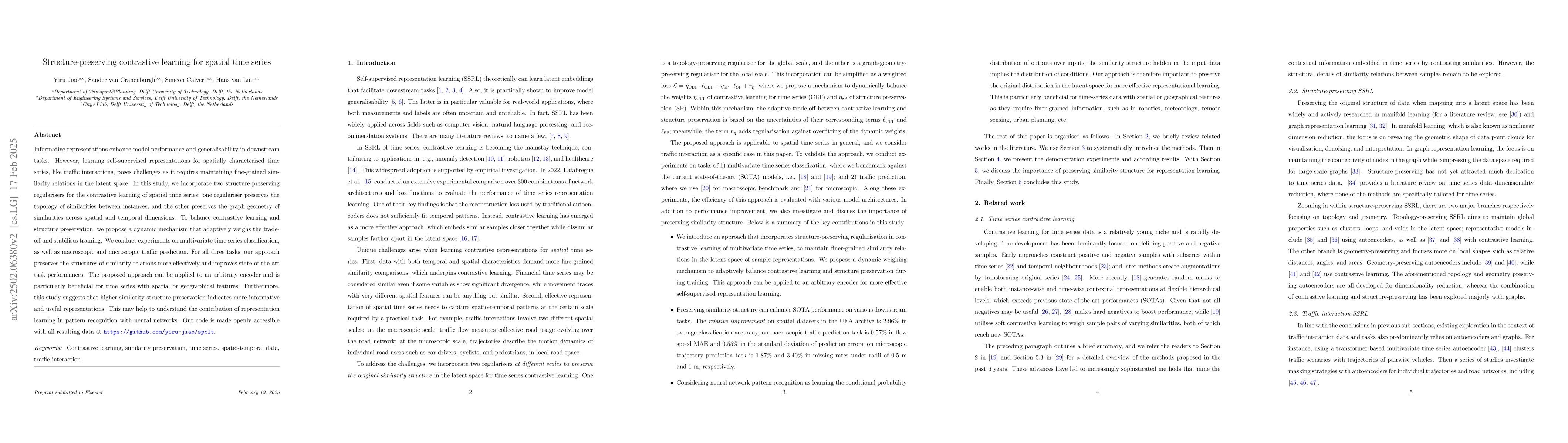Thumbnail for Structure-preserving contrastive learning for spatial time series