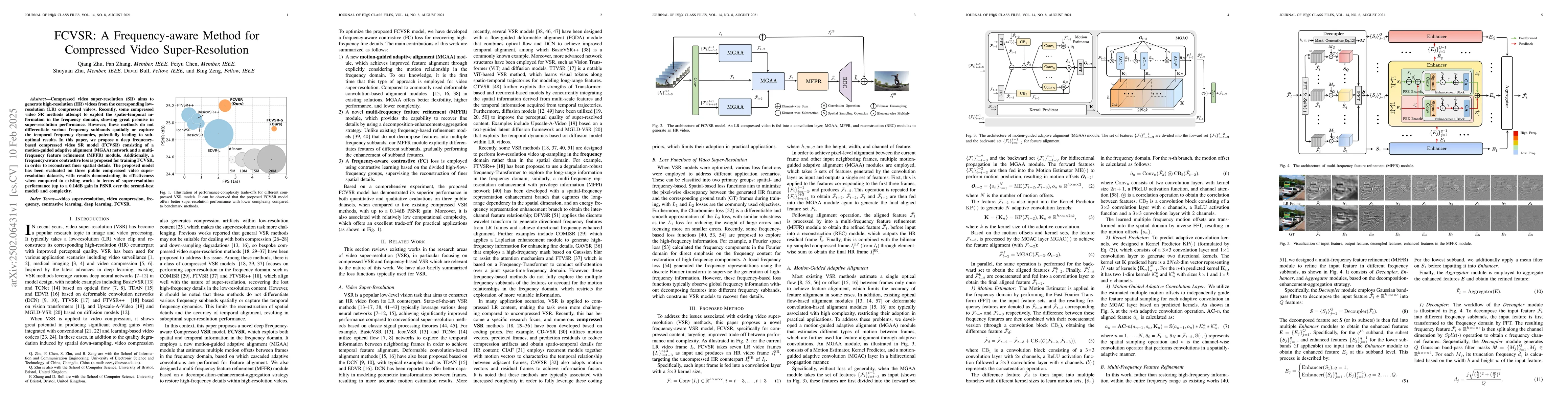 Thumbnail for FCVSR: A Frequency-aware Method for Compressed Video Super-Resolution