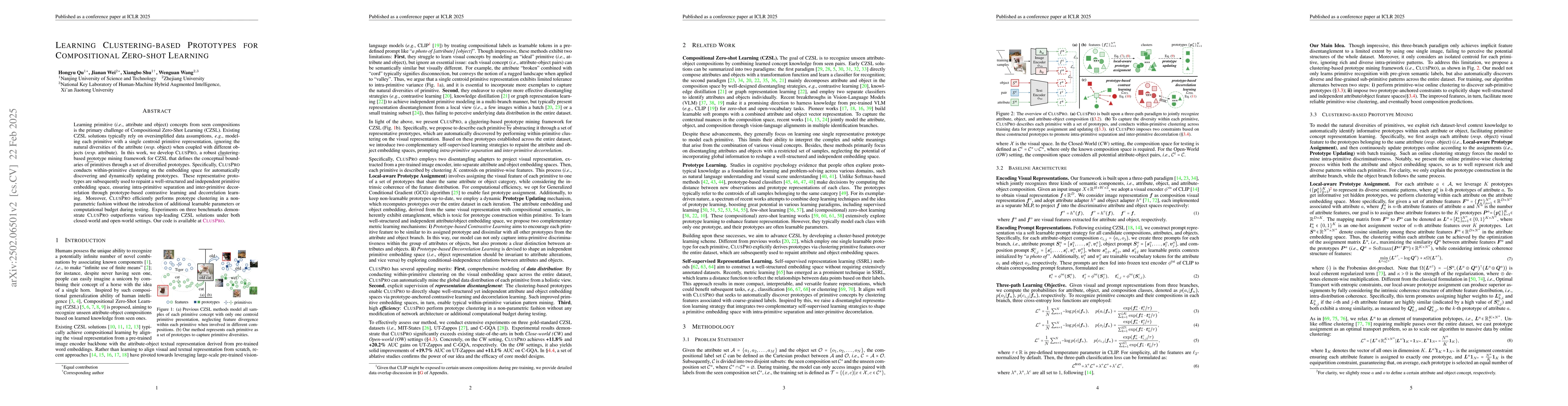 Thumbnail for Learning Clustering-based Prototypes for Compositional Zero-shot
  Learning